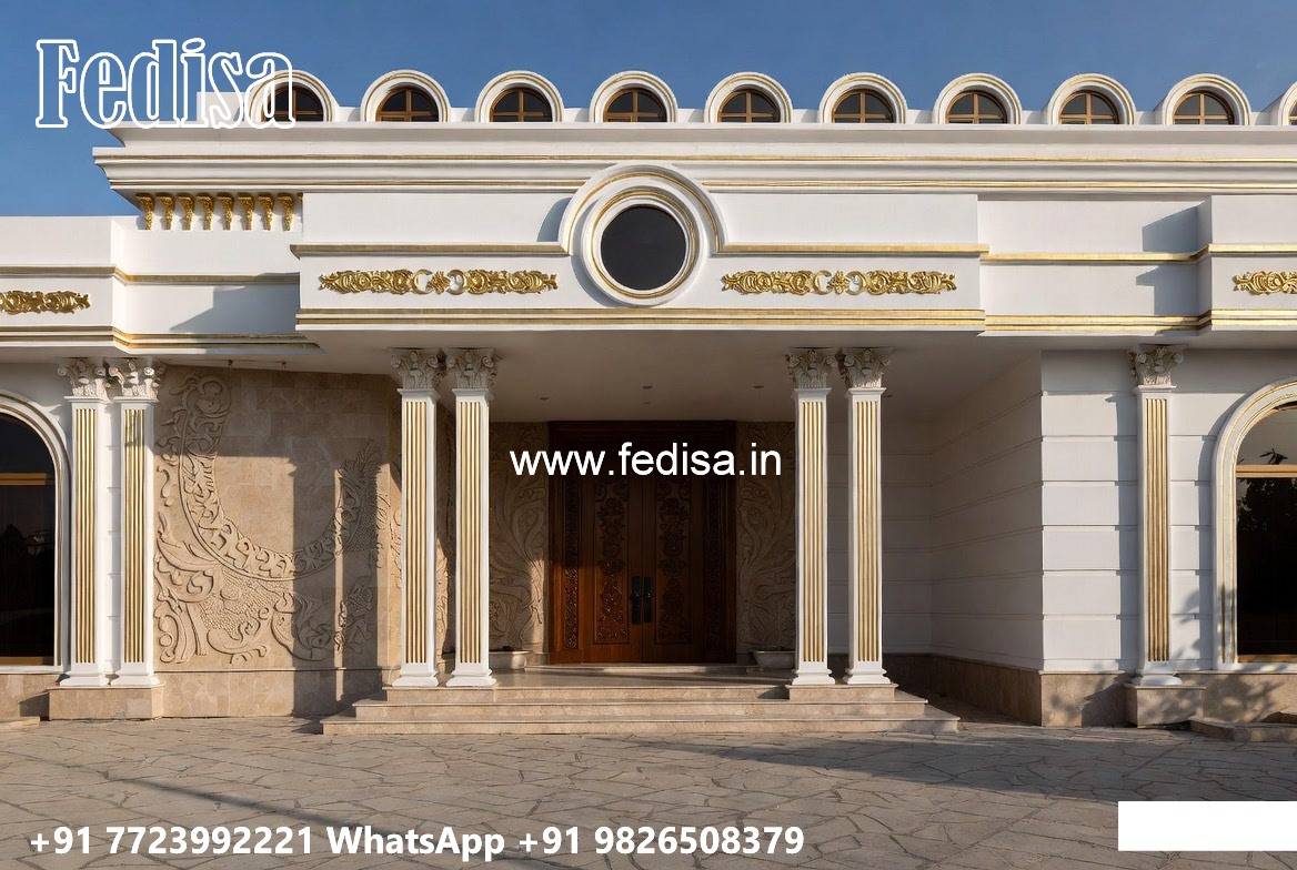Heritage Style Villa Exterior Stairs Design For Small House No-5748