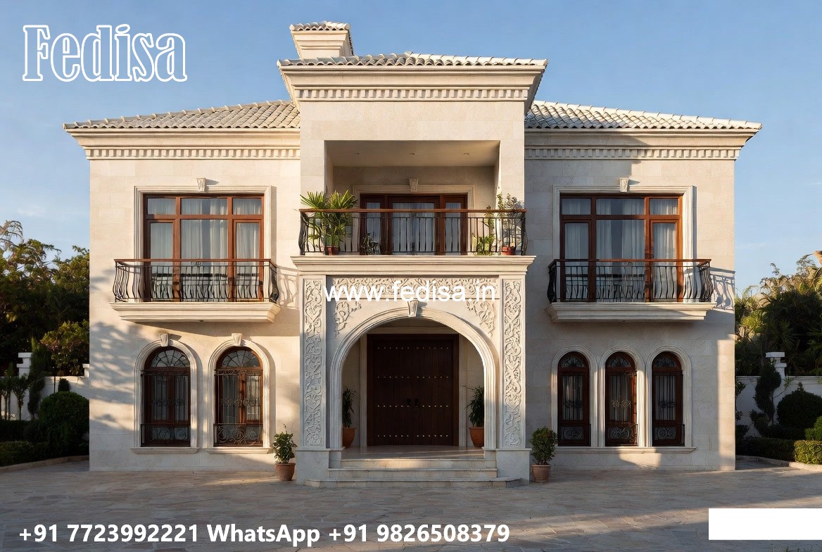 Classic Villa Interior Brick House Plans No-5751