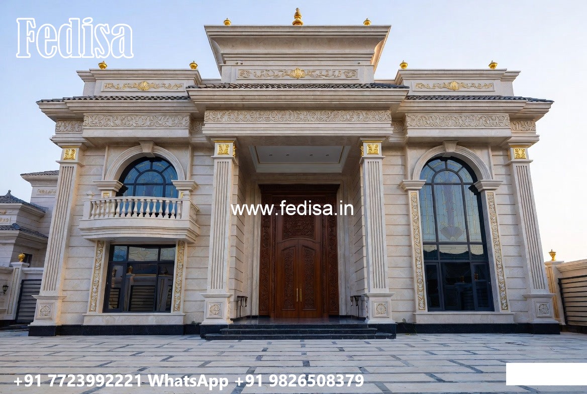 Fountain Garden Villa Modern House Design Ideas No-5762