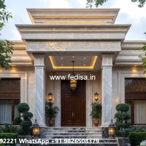 Luxury Classic Villa Exterior Design Ideas House Plans East Facing Drawing No-5766