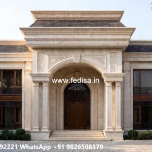 Classic House Exterior 4 Bhk House Design No-5789
