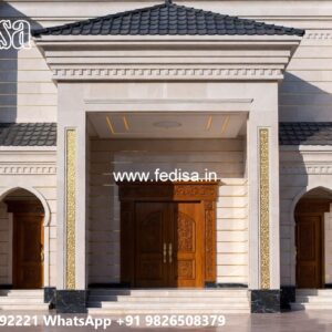 Front Yard Classic Home Big House Plans No-5845