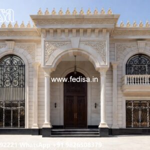 Luxury Classic Living Room Modern House Front Design No-5874