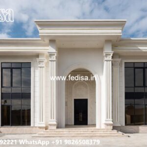 Classic Outdoor Patio Villa Low Cost Small House Design No-5886