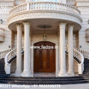 Classic Villa Design With Swimming Pool Triplex House Design No-5891