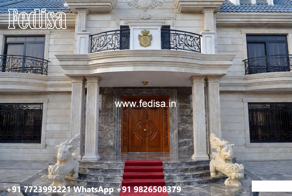 Luxury Classic Living Room Bungalow House Design With Floor Plan No-5922