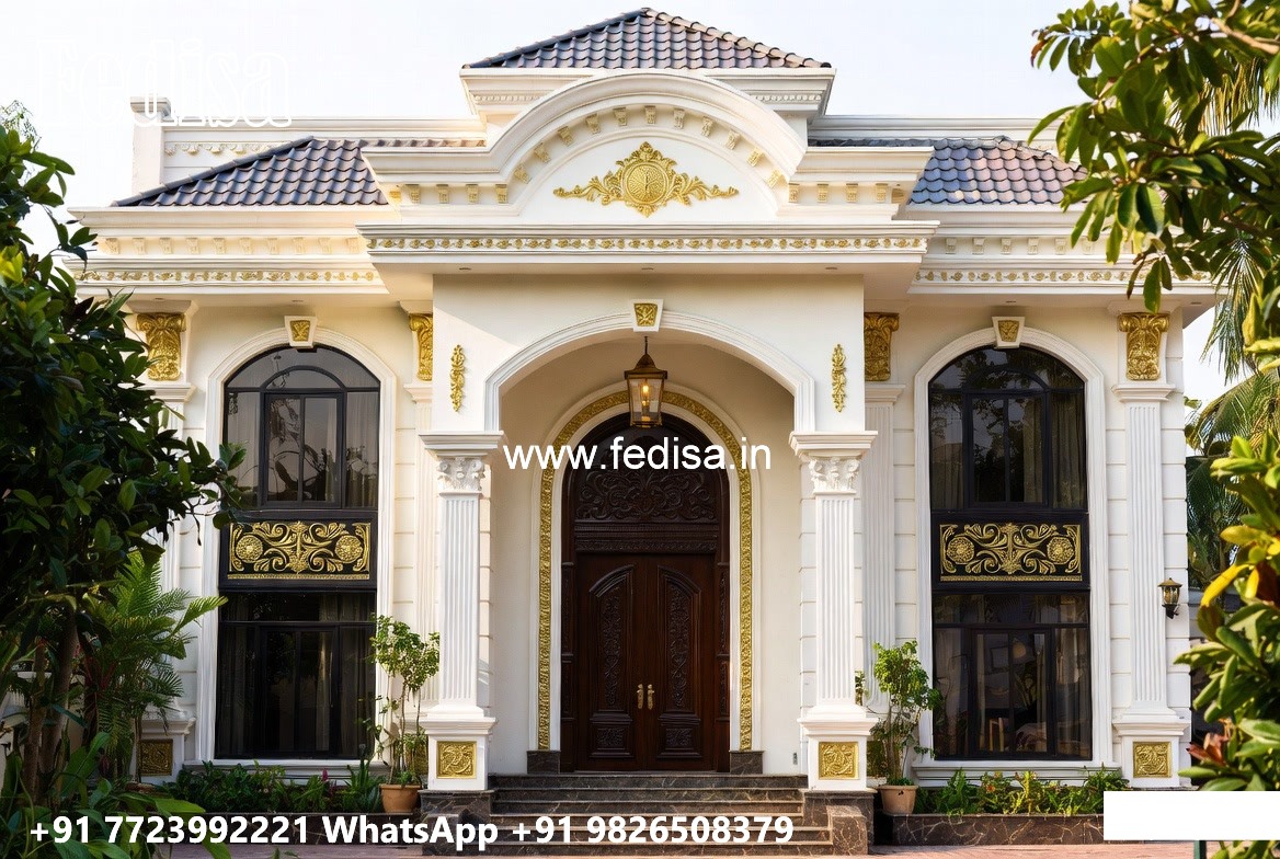 Luxury Classic Home One Story Modern House Plans No-5944