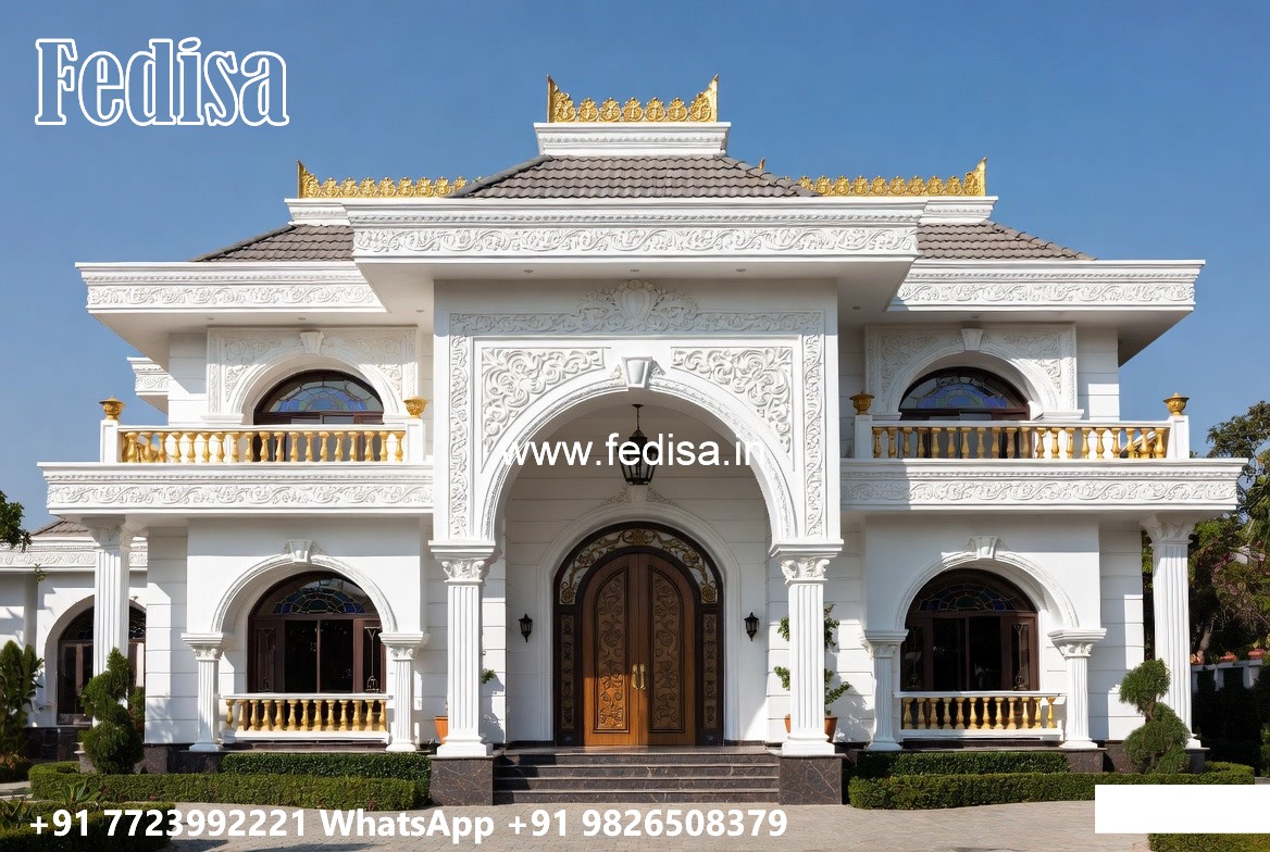Courtyard Home Design Ground Floor Front Design No-5970