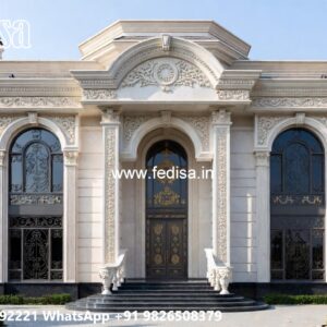 Villa With Columns Design Makan Ka Front Design No-5990