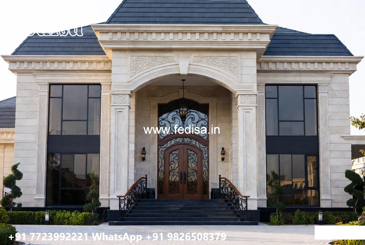 Symmetrical Villa Architecture Modern House Plans With Cost To Build No-5993