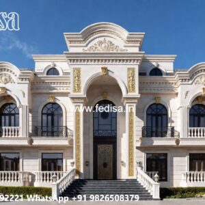 Stone Finish Villa Design 25×45 House Plan No-5994