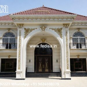 Classic Villa Garden Design 3 Bed House Plans No-6003