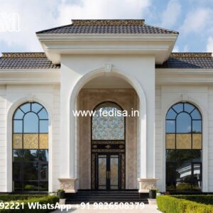 Front Yard Classic House Pop Arch Design In Living Room No-6051