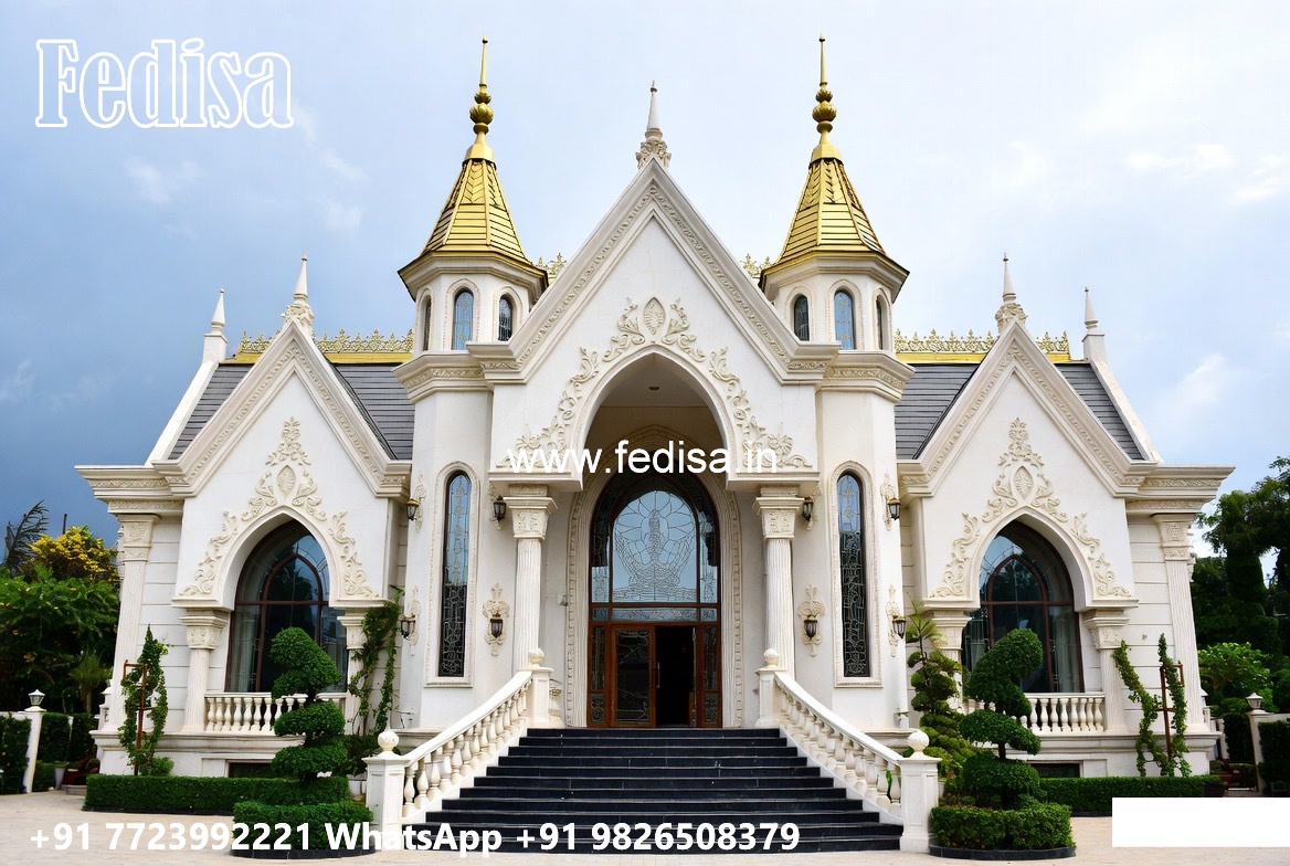 Stone Finish Home Exterior 3bhk House Plan With Pooja Room No-6078
