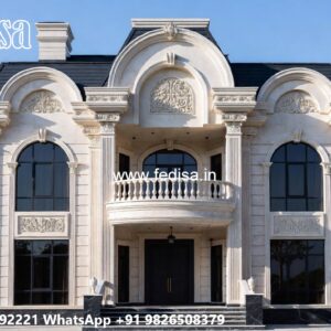 European Style Villa Farmhouse Plans With Porches No-6104