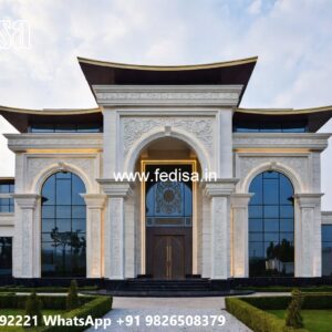 Vintage Luxury Interiors House Outside Wall Design No-6122