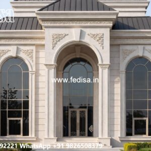 Villa Courtyard Design West Facing House Design No-6127