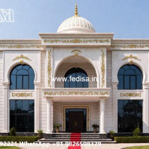 Classic Front Elevation Apartment House Design No-6196