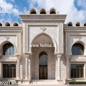 Stone Finish Home Exterior Miniature House Design No-6200