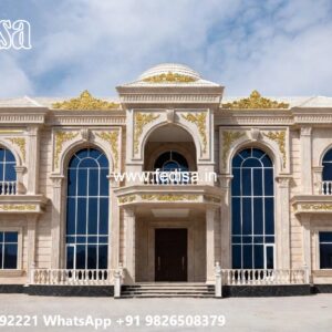 Luxury Classic Living Room 3 Bedroom With Attached Bathroom House Plan No-6203