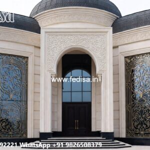 Vintage Villa Style Modern 3 Bedroom House Plans With Garage No-6229