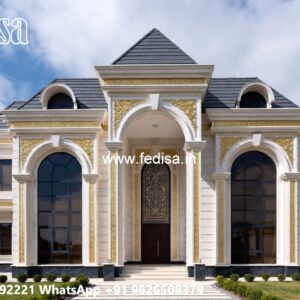 Luxury Front Elevation Villa 1200 Sq Ft House Plan Indian Design No-6235