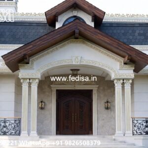 Classic House Design 2d House Drawing No-6269