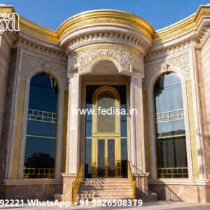 Stone Finish Home Exterior House Plan Websites No-6322