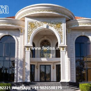 Traditional Landscaping Ideas Double House Design No-6332