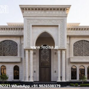 Classic Villa Exterior Simple Veranda Design For Small House No-6353