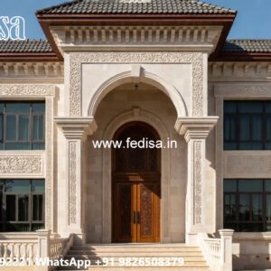 Luxury Front Elevation Villa 10 Lakh House Design No-6357