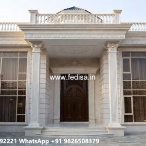 Heritage Style Villa Exterior Small Luxury House Plans No-6358