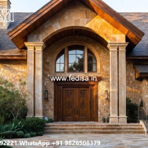 Symmetrical Villa Architecture 8 Room House Plan No-6359