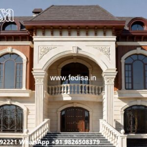Classic House Design With Garden L Shaped House Plans No-6428