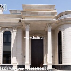 Classic Home Exterior 2 Floor House Design No-6437