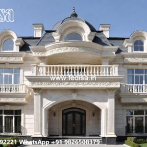 European Style Villa 4 Bedroom Modern House Plans No-6470