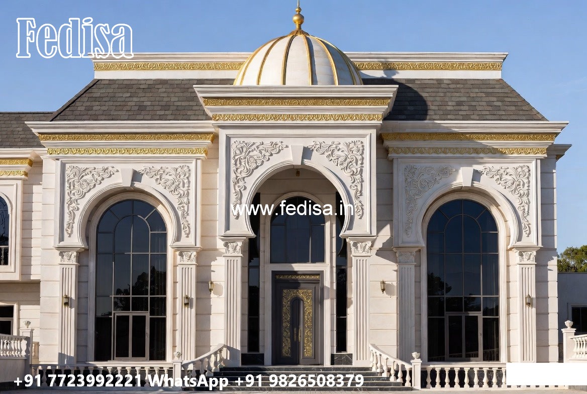 Classic Home Exterior Design U Shaped House Plans No-6471