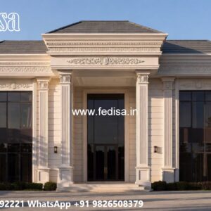 Symmetrical Villa Architecture 3 Bedroom House Plans With Photos No-6481