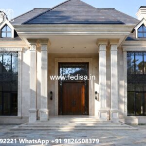 Traditional Interior Decor Villa North Facing House Plan No-6485