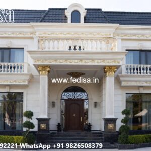Classic Outdoor Patio Villa Bungalow Floor Plans No-6496