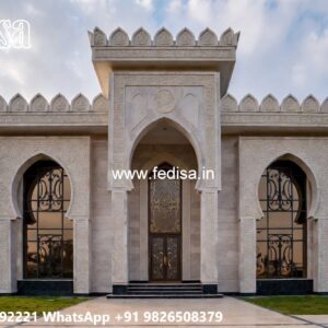 Classic Villa Design With Swimming Pool West Facing House Vastu Plan No-6501