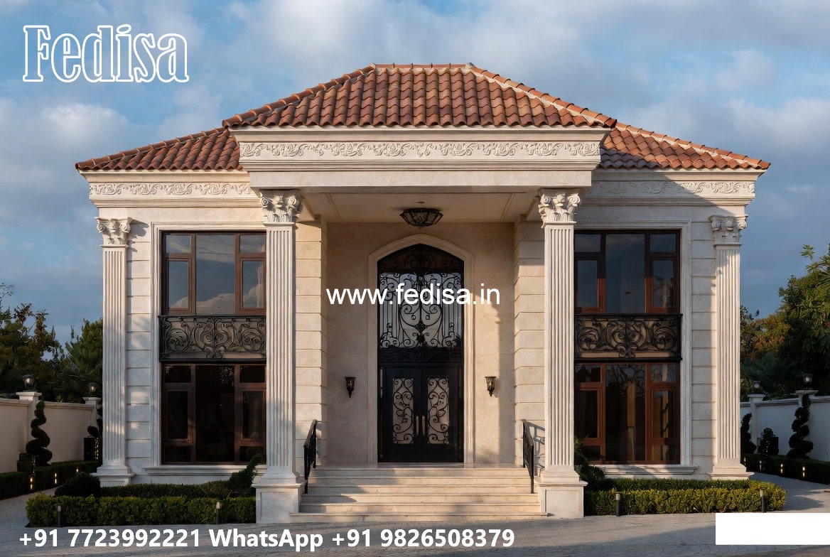 Classic Villa Front Elevation Design Small Cottage House Plans No-6504