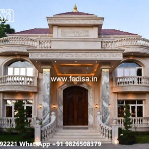 #traditionalarchitecture Single Floor Home Front Design No-6507