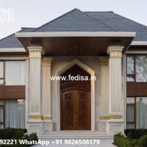 Stone Exterior Classic Home Low Cost House Design No-6528
