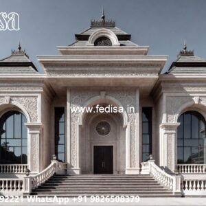 Villa With Columns Design House Layout Design No-6600