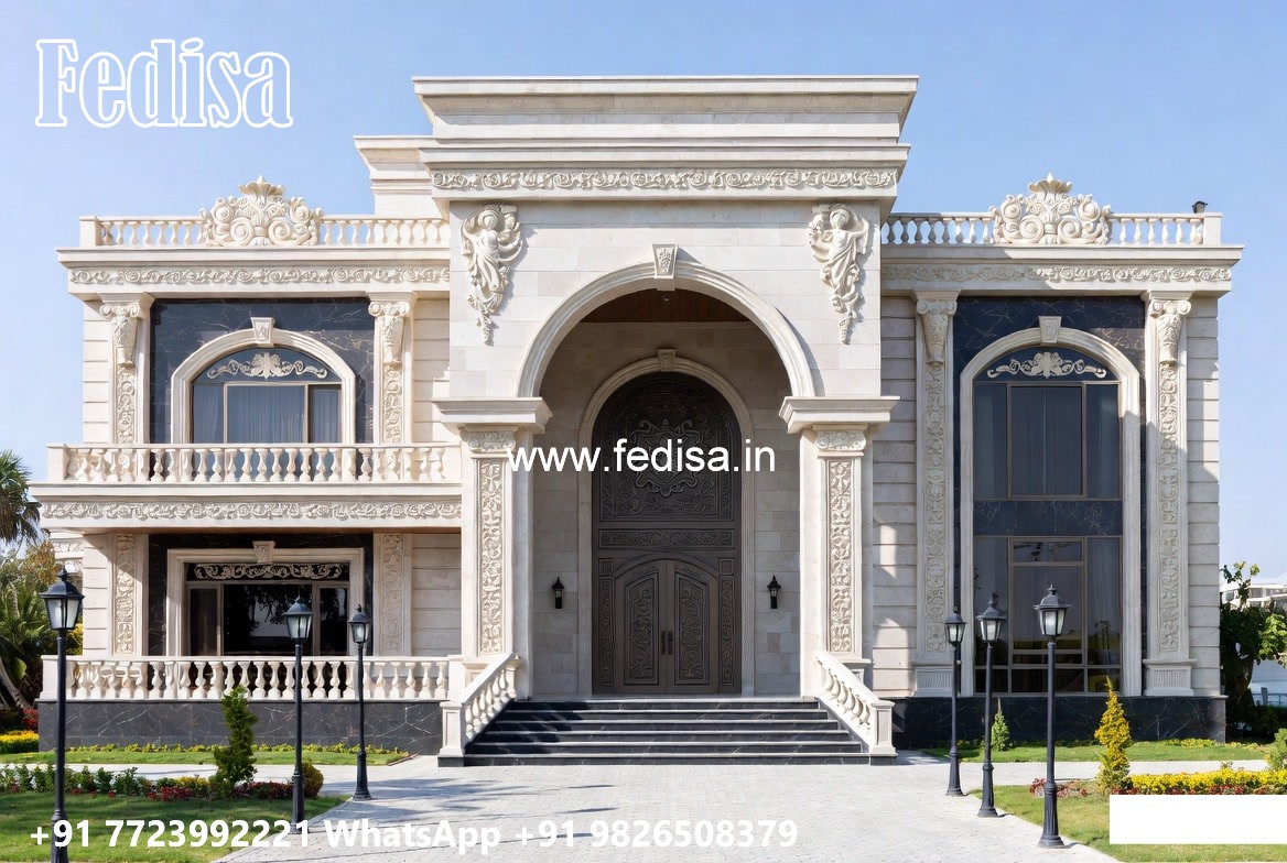Symmetrical Villa Architecture 3 Cent House Plan No-6603