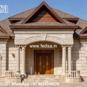 House With Columns Exterior Modern Bungalow House Design No-6648