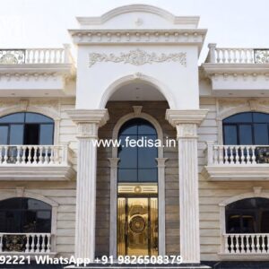 Brick Classic House Design U Shaped House No-6649