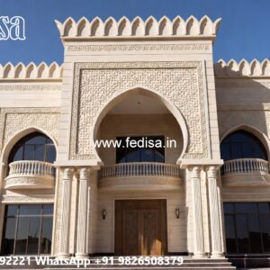 Classic House Design With Garden One Floor House Plans No-6672