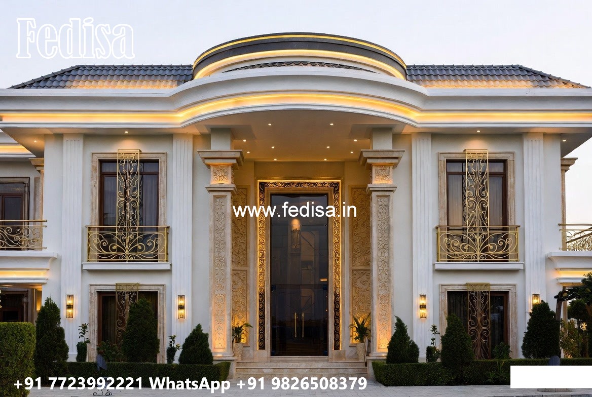 Luxury Front Elevation Villa Dream House Plans No-6723